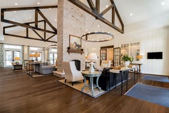 Clubhouse interior at Alexander Village, Charlotte, 28262